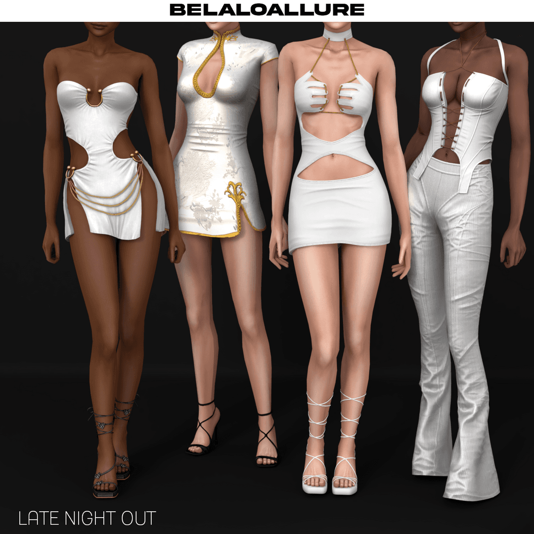 Скриншот мода Коллекция одежды Late night out